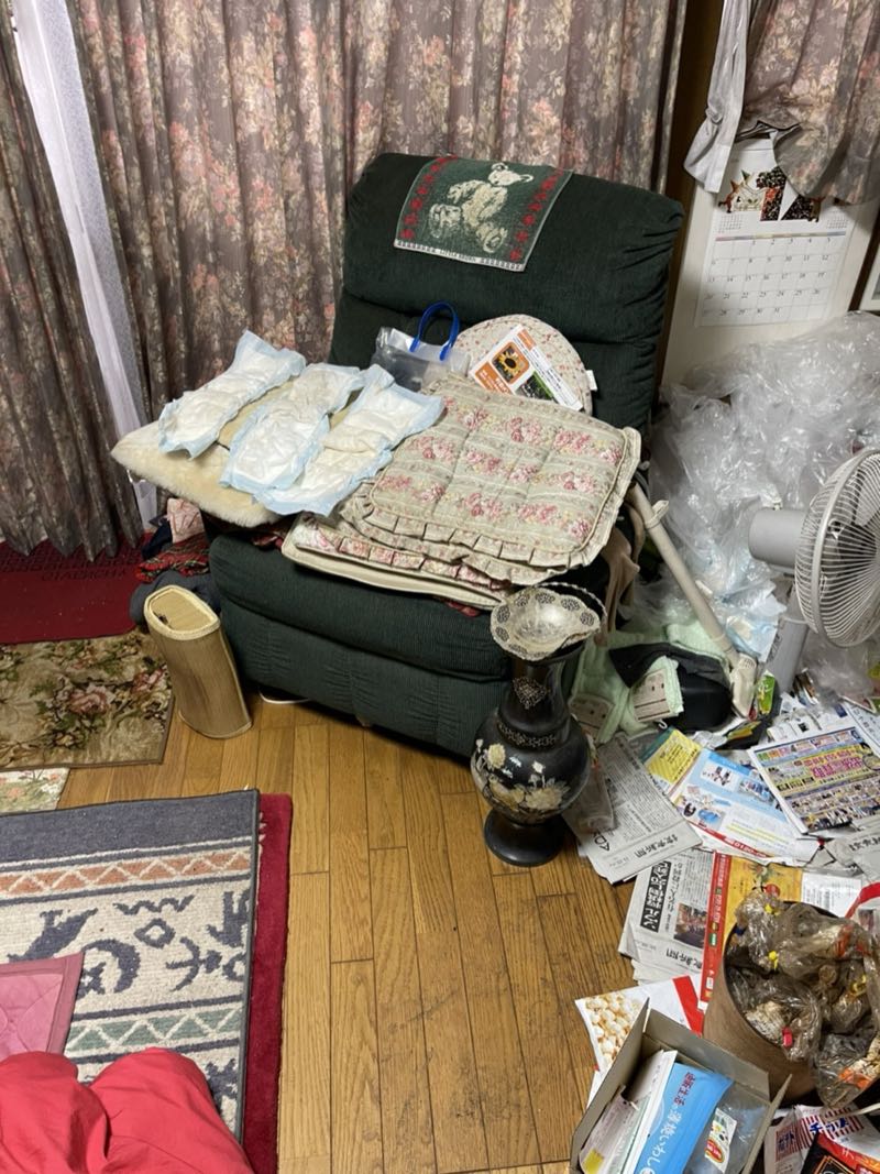 東久留米市の作業事例（ビフォー）