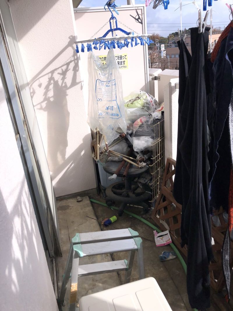 蕨市の作業事例（ビフォー）