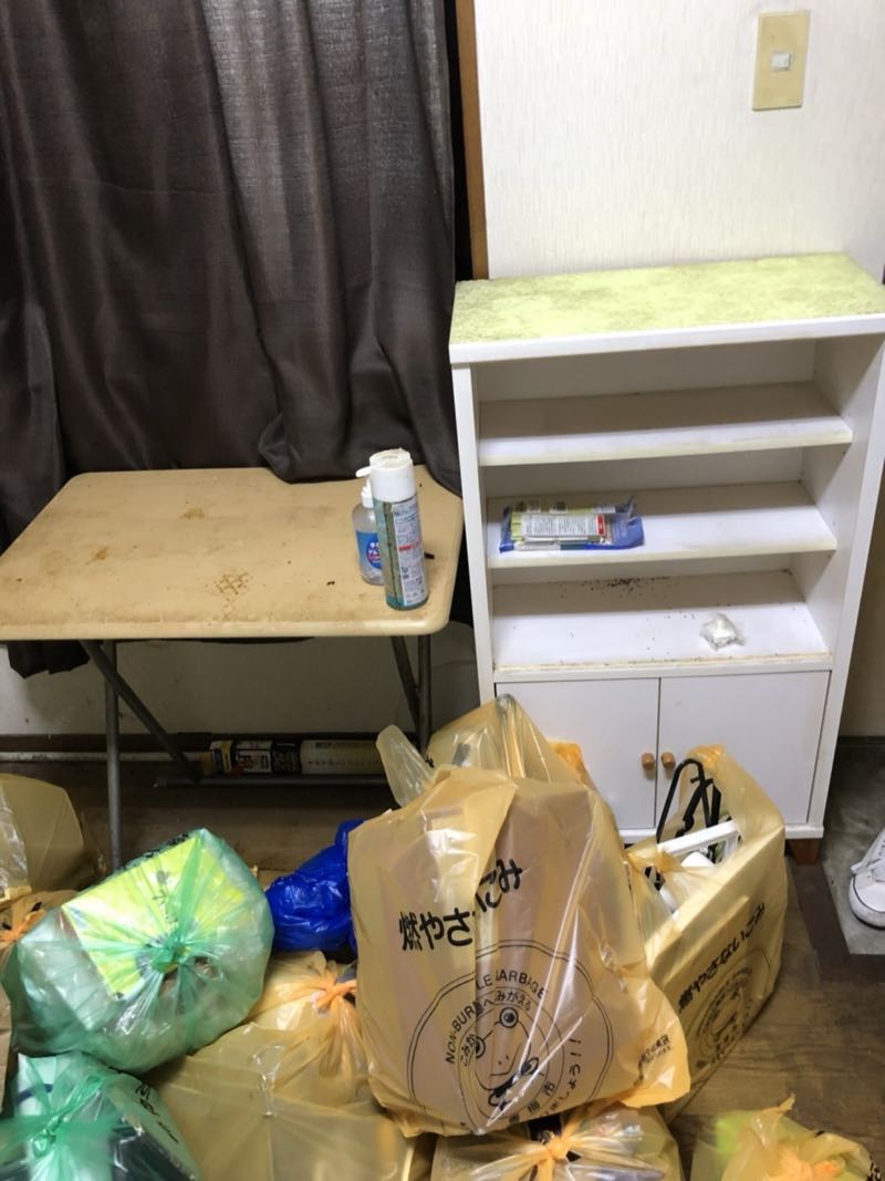 日高市の作業事例（ビフォー）